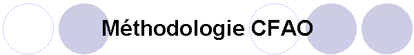 Mthodologie CFAO