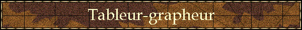 Tableur-grapheur