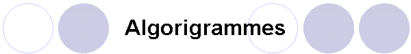 Algorigrammes